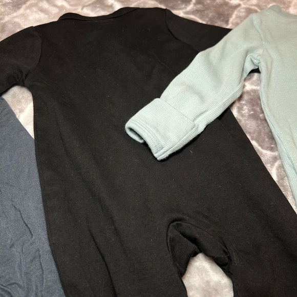 Carter’s 3-Pack Baby Long-Sleeve Zip Footies- Size 0-3M - Picture 8 of 12